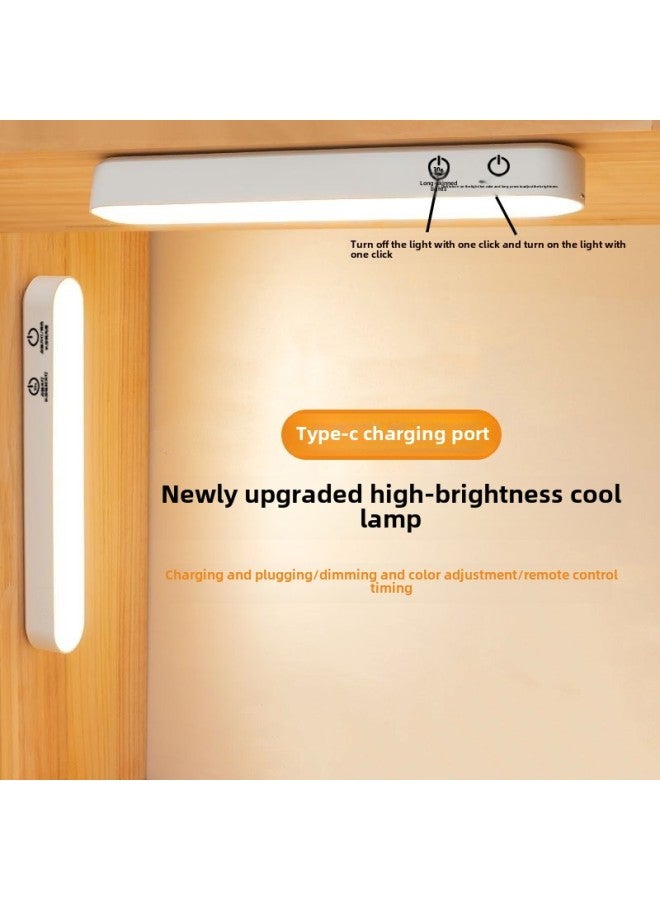 Table Lamp Dimmable Learning Special Student Dormitory Adsorption Led Eye Protection Desk Charging Bedside Bedroom Bedroom-Specifications:Charging Touch Model 27cm + Stepless Dimming + Adjustable Angle + 1.5tpc Charging Cable - Image 2