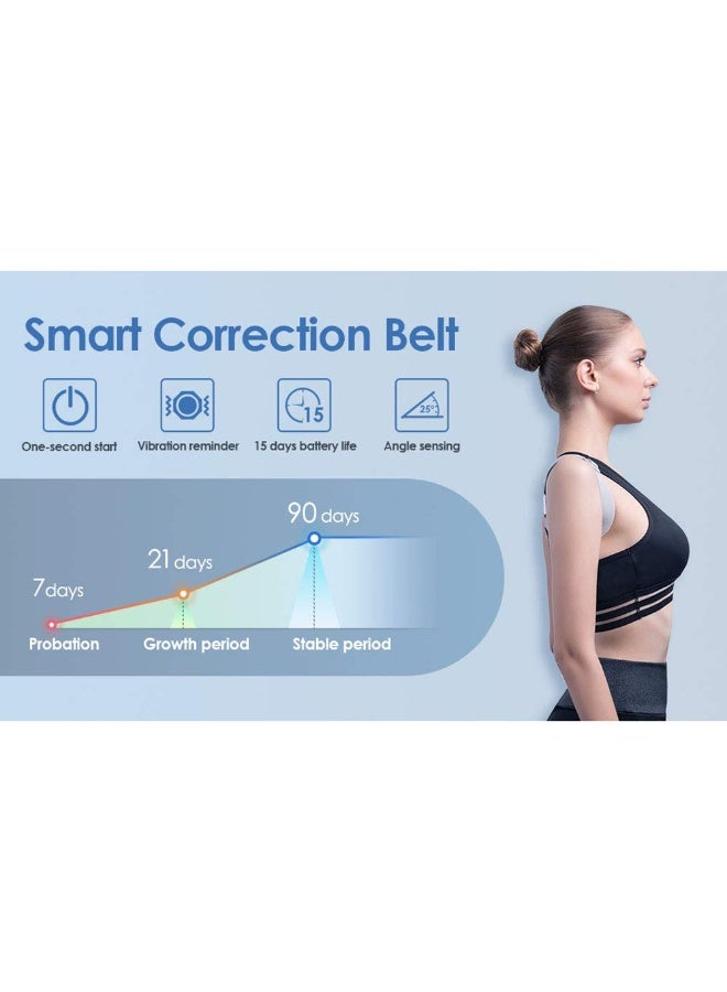 Intelligent Adjustable Posture Corrector with Sensor Vibration for Men, Women, and Kids - Image 2