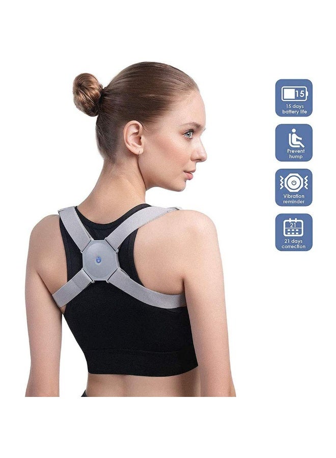 Intelligent Adjustable Posture Corrector with Sensor Vibration for Men, Women, and Kids - Image 1