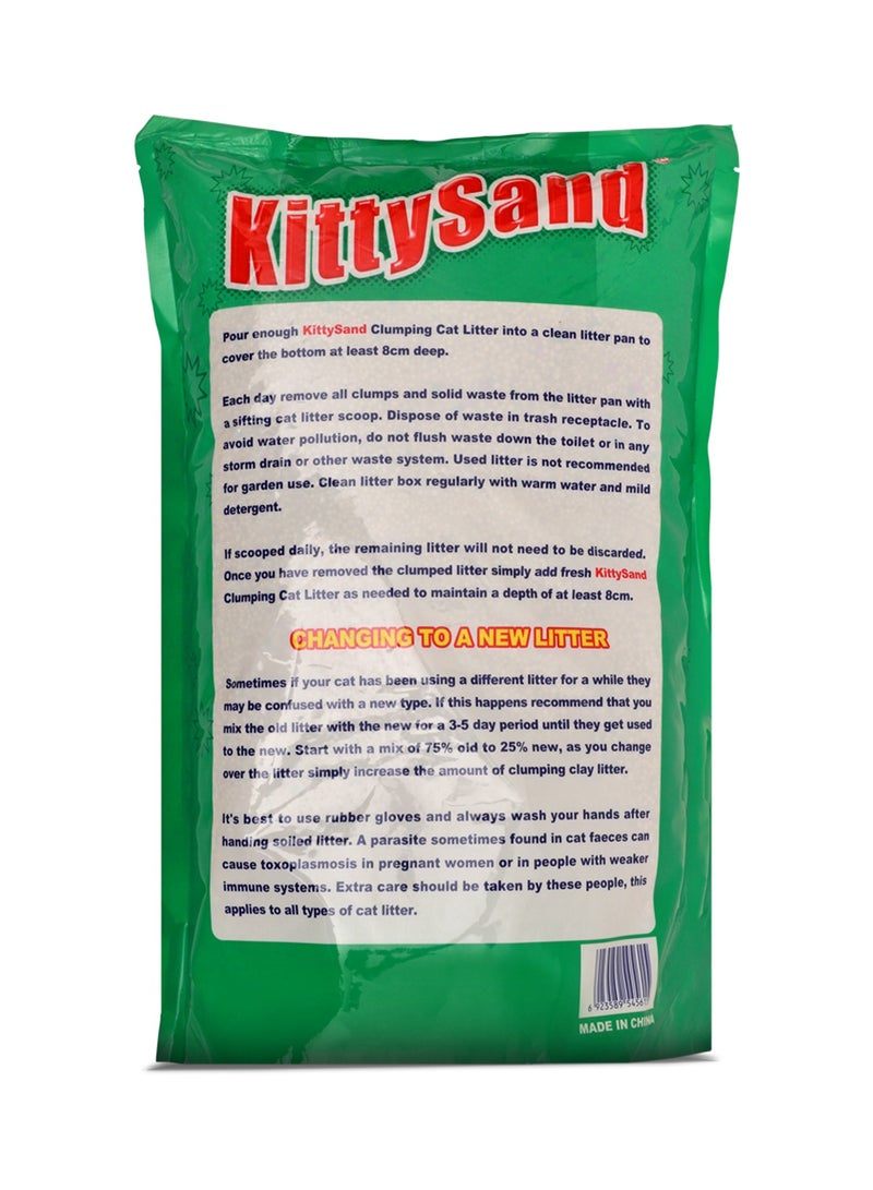 Kitty Sand 100% Natural Premium Quality Clumping Bentonite Cat Litter 5kg - Bag of 3 - Image 3