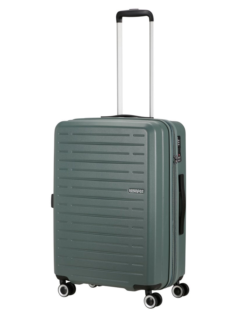 AMERICAN TOURISTER حقائب سفر صلبة AEROJOY 68 سم غابة داكنة - Image 3