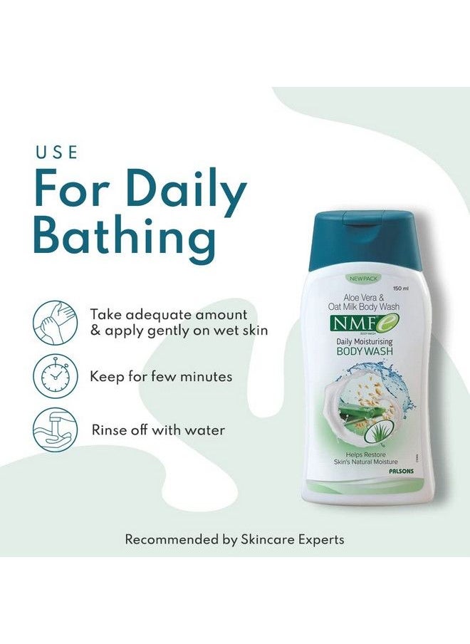 NMFe - Moisturising Body Wash 150 Ml ; With The Goodness Of Aloe Vera And Oatmilk ; Protect Skin Barrier ; Retain Skin�S Natural Moisture ; Evidence Based Product Formulation - Image 1
