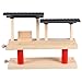 VICASKY Wooden Train Set with DoubleDeck Barricade Railway Track Toys Train Railway Playing Station Accessory Playset for Kids Railroad Platform Scenic Layouts 905 X 688 X 314 Inch - Image 2