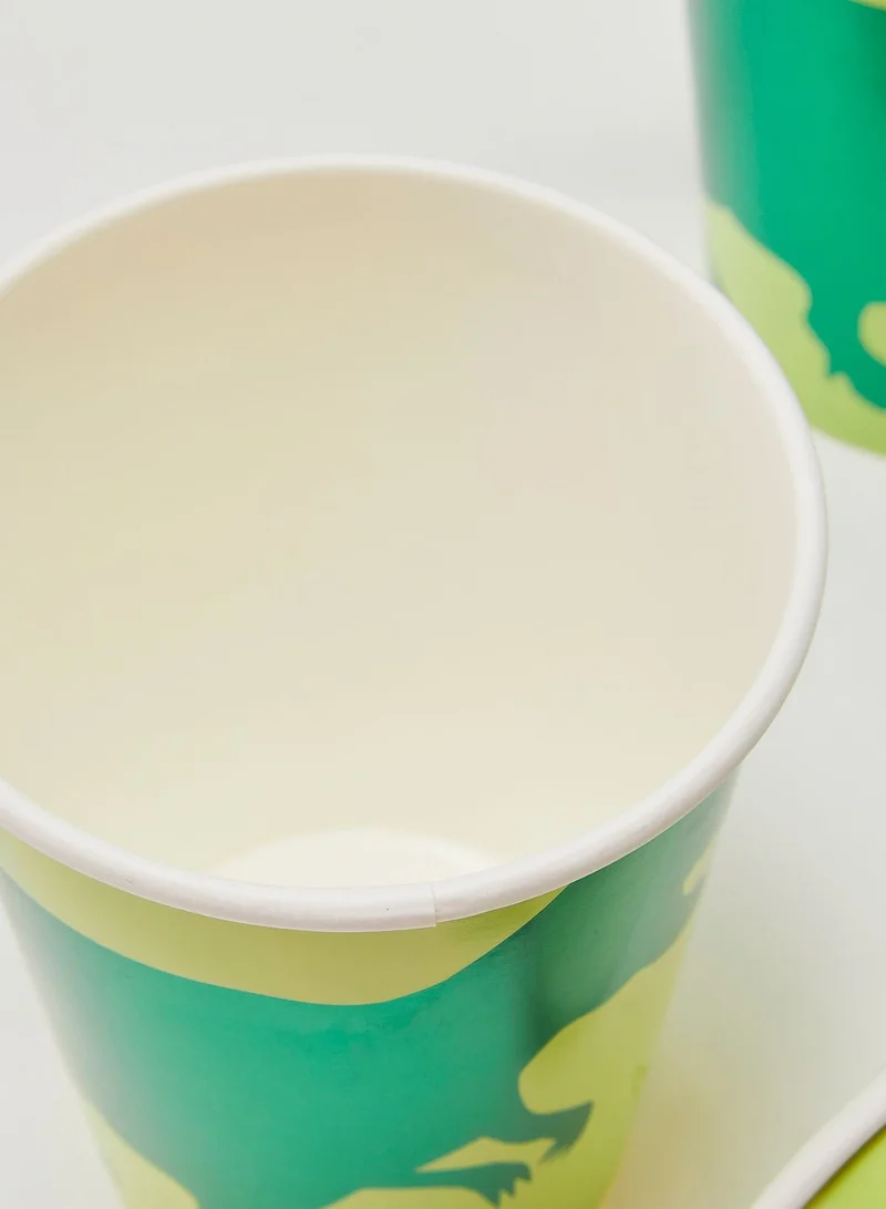 Ginger Ray Dinosaur Cups 8 Pack