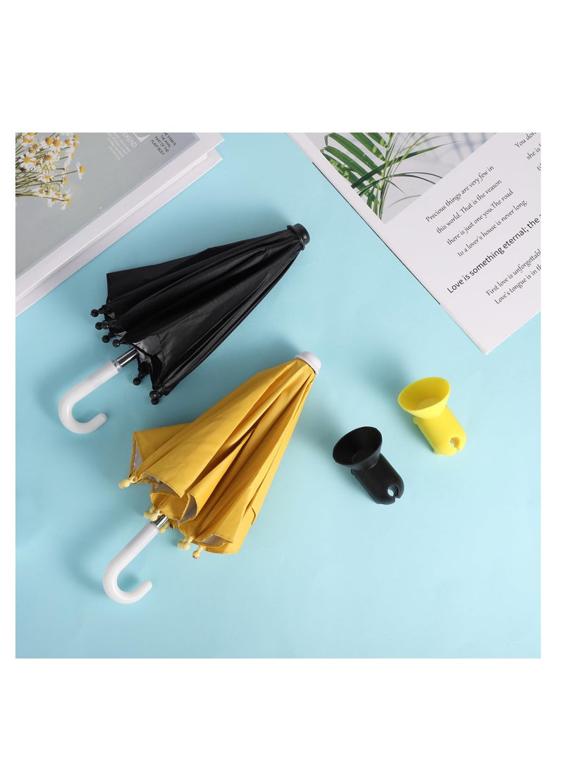 SYOSI Phone Umbrella for Sun Suction Cup Stand, 2Pcs Multifunctional Adjustable Cute Phone Shade Umbrella with Suction Cup, Mini Cell Phone Sunshade, Glare Blocking - Image 3
