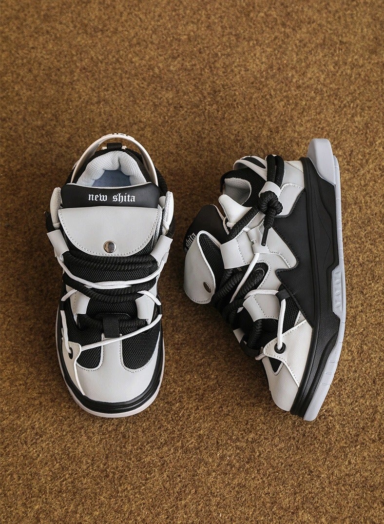 KUYING New Thick Sole Elevated Board Shoes  - Image 2