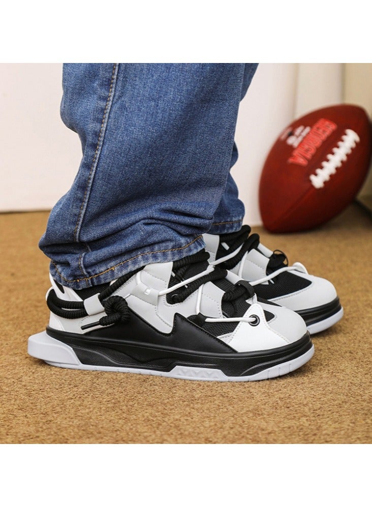 KUYING New Thick Sole Elevated Board Shoes  - Image 4