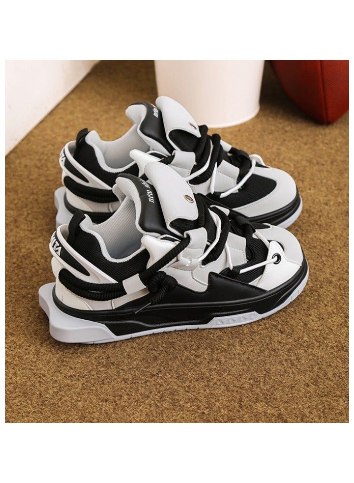 KUYING New Thick Sole Elevated Board Shoes  - Image 5