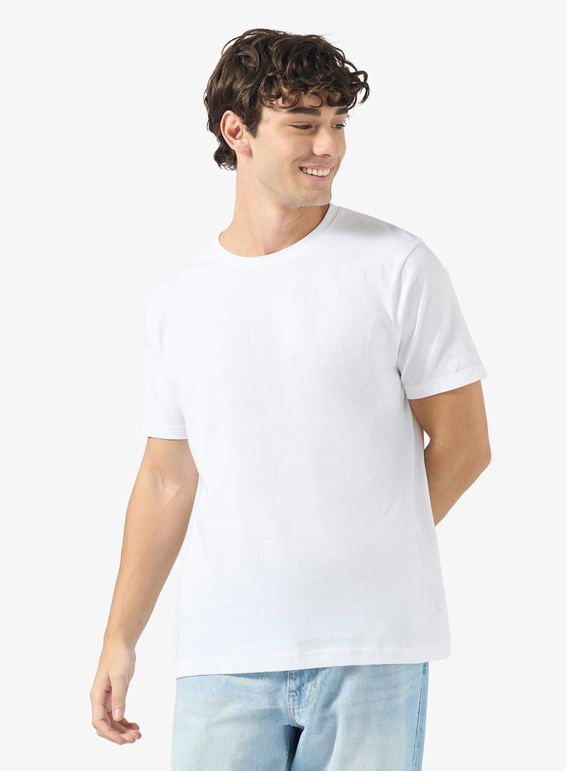 Seventy Five Basics Pack of 3 Round Neck T-Shirt - Image 1