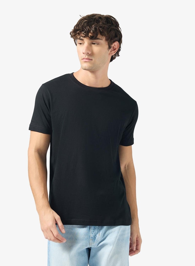 Seventy Five Basics Pack of 3 Round Neck T-Shirt - Image 3