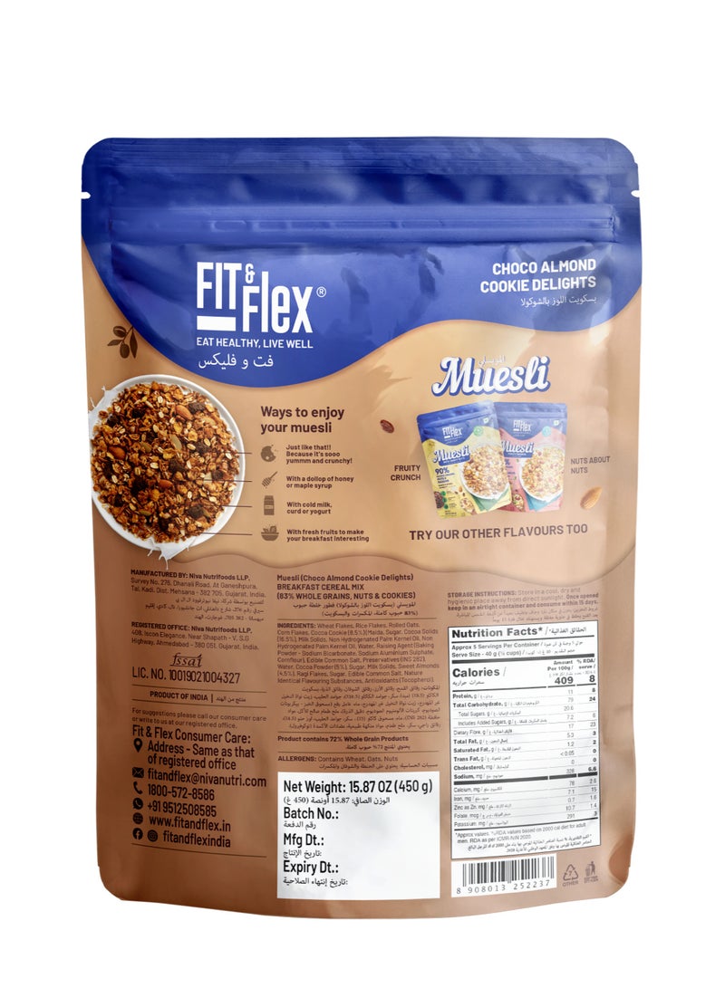 Fit & Flex Healthy Muesli Choco Almond Cookie Delights - Image 2