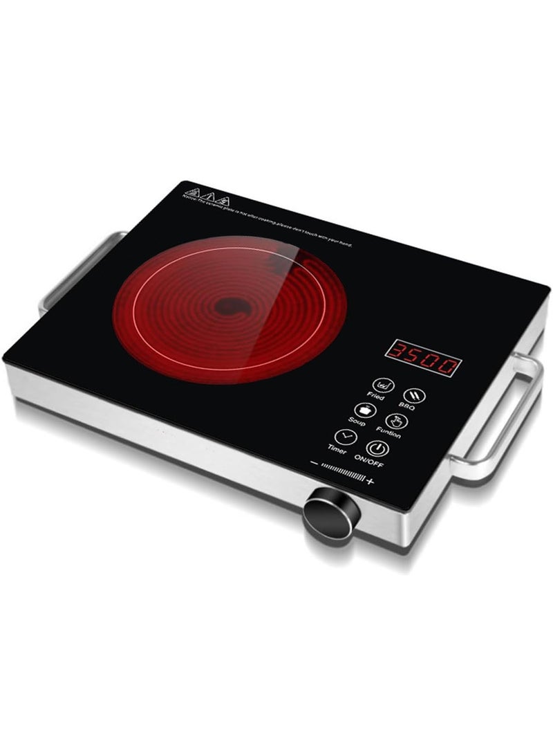 SYXUMLKLS Portable Infrared Stove Electric Burner Control Adjustable Heating Power, Compatible with All Cookware - Image 1