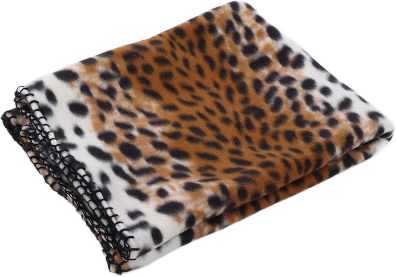 بطانية حيوانات أليفة صغيرة مطبوعة بنمر دافئة وناعمة من الفرو القطيفة قابلة للغسل بالآلة للكلاب والقطط - Image 4