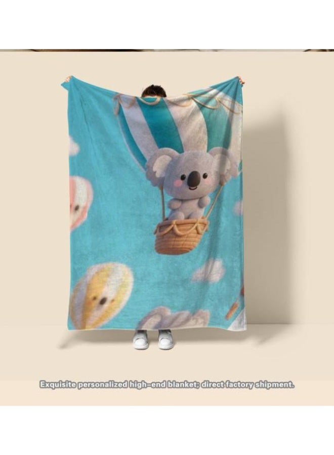 general Baby and children's cartoon flannel thin blanket (warm and comfortable, suitable for sleep, game use) 70cm*100cm - Image 3