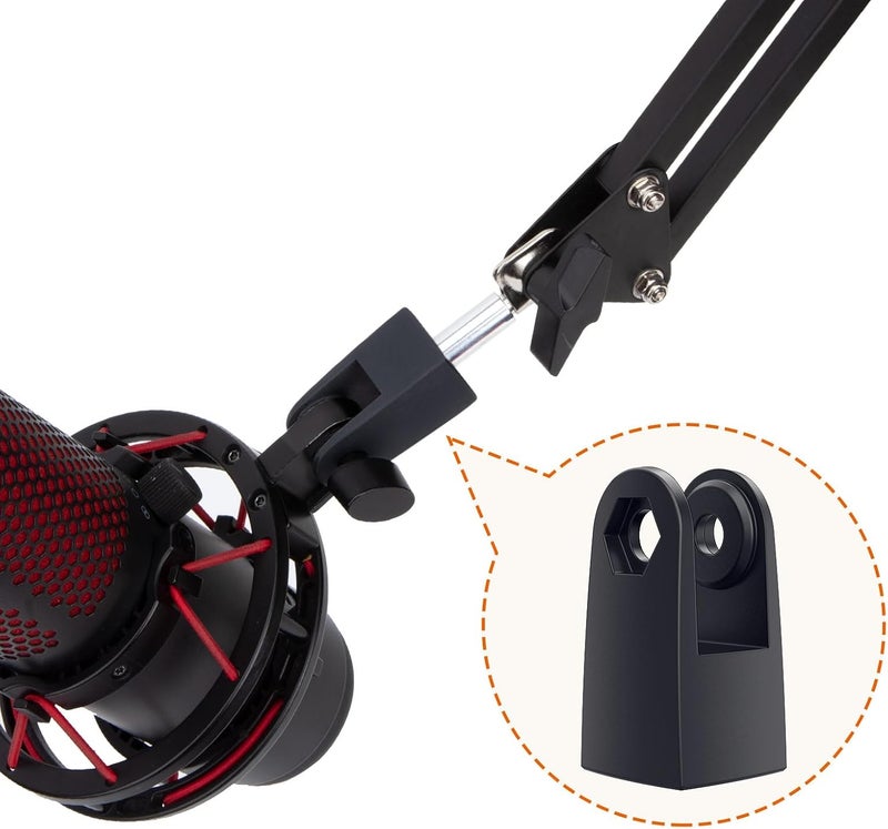 محول تركيب ميكروفون لـ HyperX QuadCast، بديل لمحول تركيب HyperX QuadCast، محول حامل ميكروفون مقاس 3/8 بوصة لذراع الرفع HyperX QuadCast - Image 3