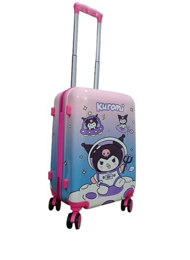 Swarn Products Kuromi Polycarbonate Extra Light Weight &Kids Hard Luggage Trolley Bag for Travelling (20 Inch) - Image 3