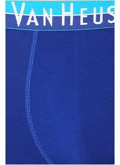 Van Heusen Van Heusen Men Trunks - Cotton Spandex - Pack of 2 - Anti Bacterial, Colour Fresh, Moisture Wicking(Sodalite Blue, Anthra Mel_M)  - Image 3