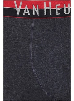 Van Heusen Van Heusen Men Trunks - Cotton Spandex - Pack of 2 - Anti Bacterial, Colour Fresh, Moisture Wicking(Sodalite Blue, Anthra Mel_M)  - Image 4