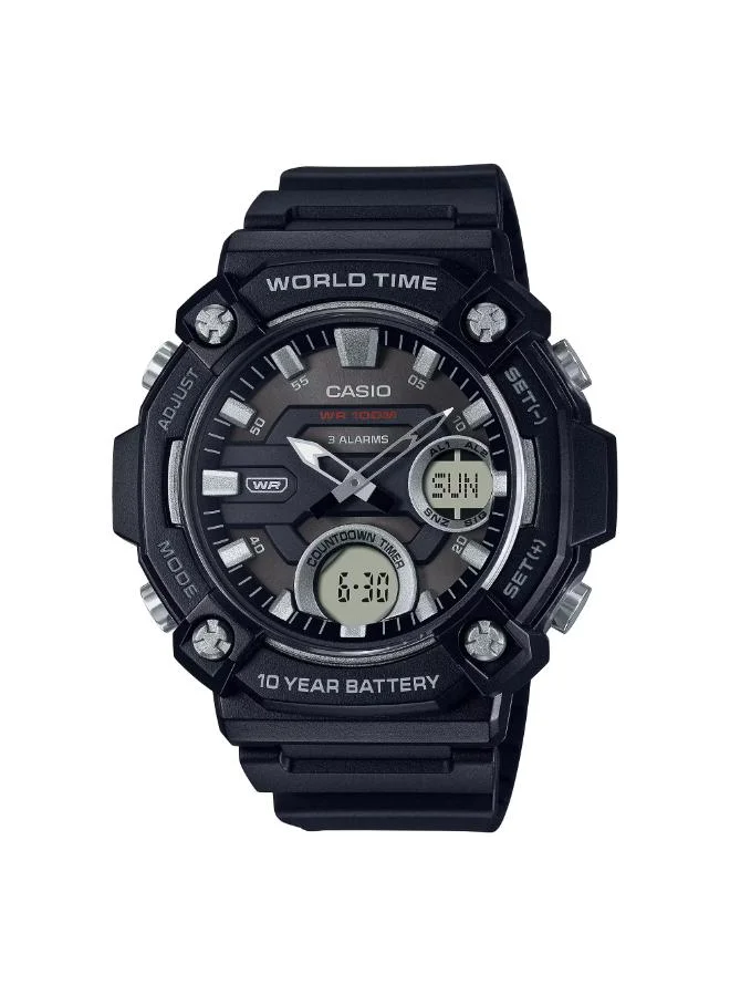 كاسيو Men's Resin Analog-Digital Watch AEQ-120W-1AVDF - 52.2 mm