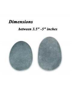 Ultra Large River Rocks for Painting – 10 Extra Big Rocks, 3.5” - 5” Inch Flat Smooth Stones, 6-7 LB. of Craft Rocks for Rock Painting, Kindness Stones, Painting Rocks Supplies for Adults and Kids