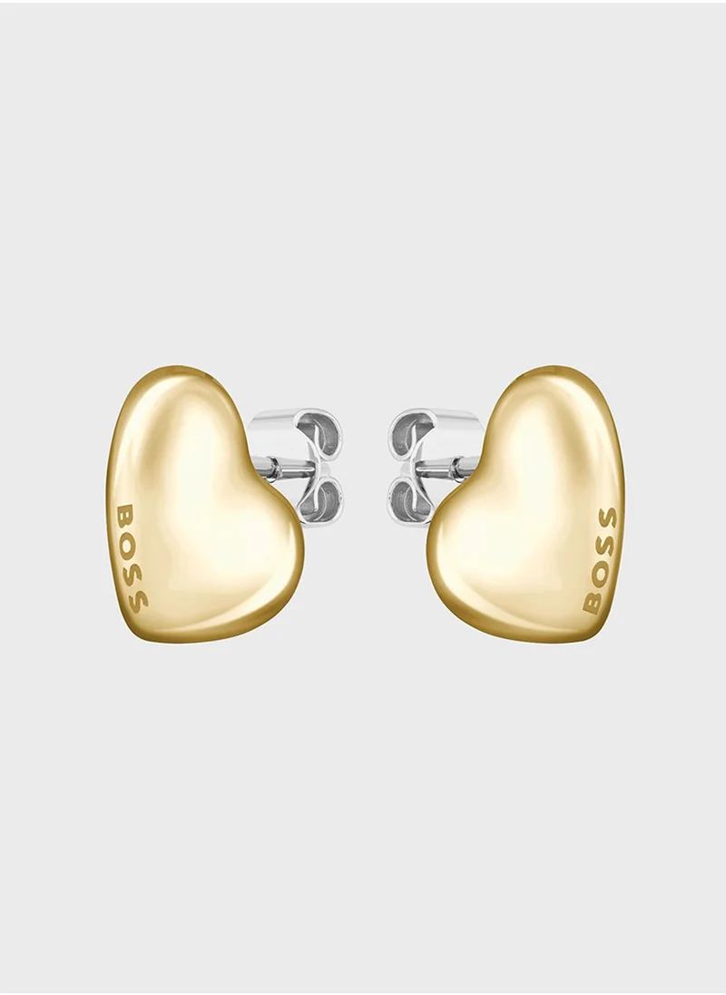 BOSS Stainless Stud Earrings