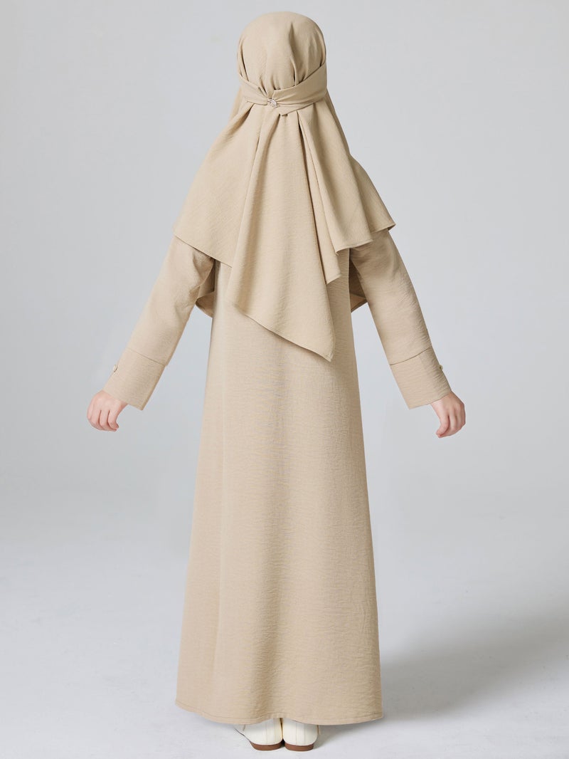 HOJUMBO MSL187 Girls' Abaya Set - Long, Long Sleeve, Ramadan - Image 5