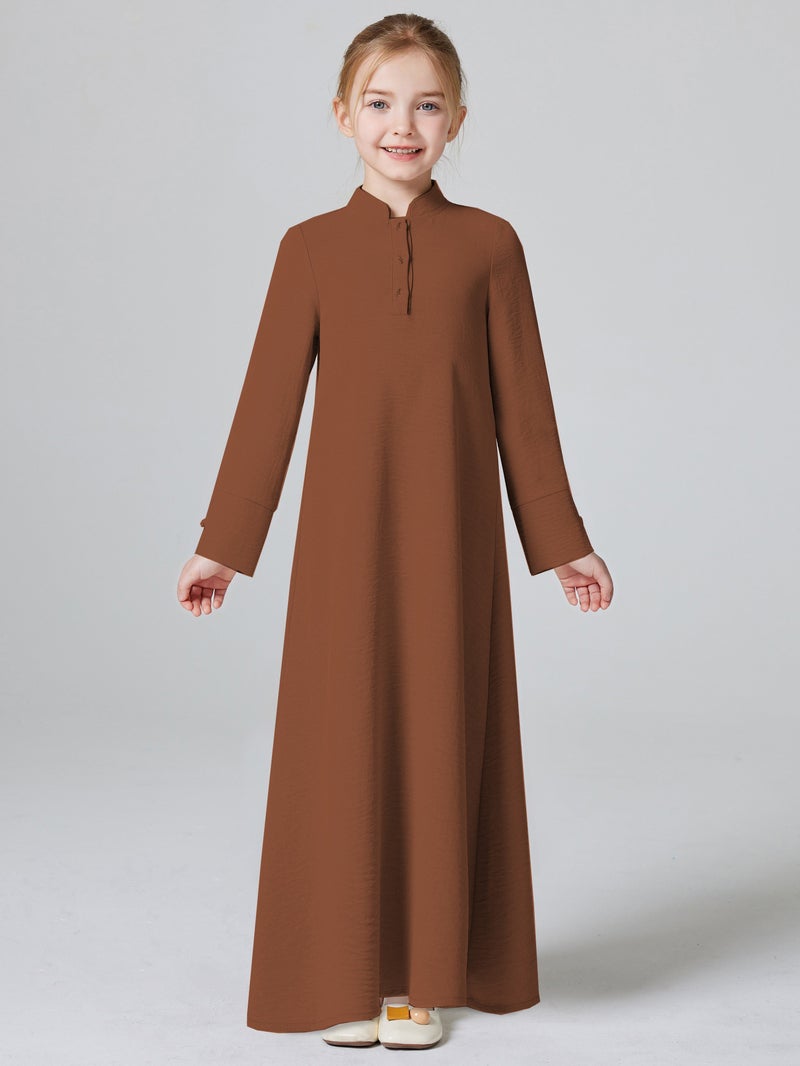 HOJUMBO MSL187 Girls' Abaya Set - Long, Long Sleeve, Ramadan - Image 3