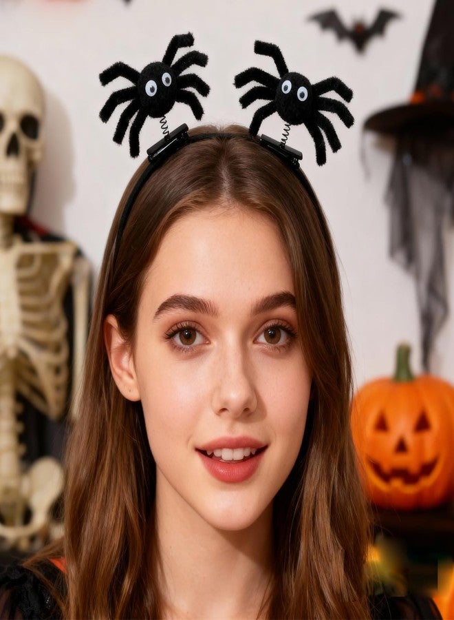 YTAONS Spider Hair Clips for Women Girls, Spring Spider Barrettes Hairpins Halloween Hair Accessories (Black -A) - Image 5