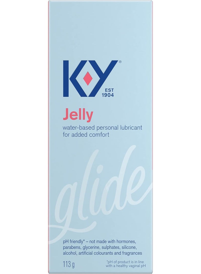 KY Jelly Personal Lubricant Gel – 113 g | Water-Based, Long-Lasting Moisture, Gentle & Non-Greasy - Image 1
