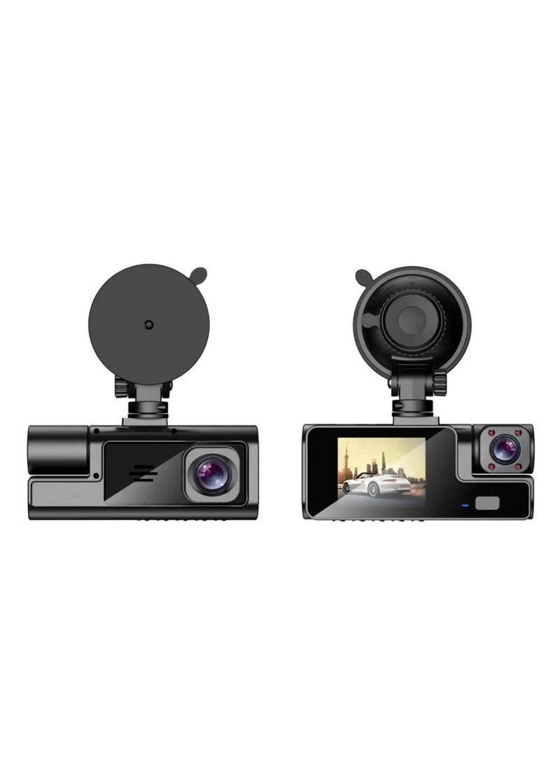 Dash Cam Car Camera, Suction Cup Type Dash Cam Front and Inside, 1080P FHD Dash Camera, with 140 Degrees Wide, 24 Hours Parking Monitor Loop Recording, Motion Detection, Easy to Install - Image 2