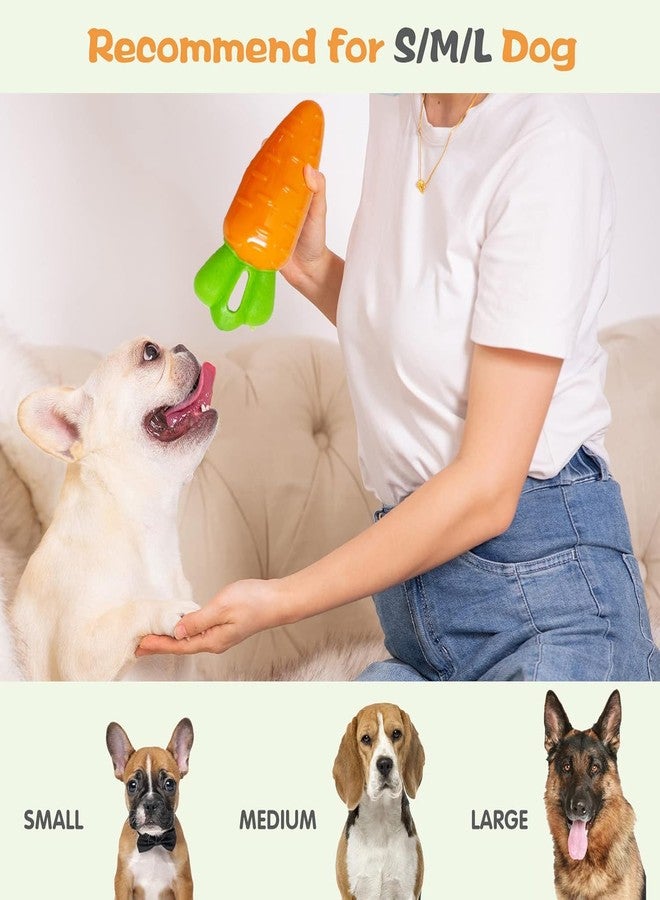 PremiumAV Carrot Squeaky Dog Toy - Durable Chew Toy for Puppies & Dogs, Interactive Squeaky Toy for Small & Medium Breeds, Puppy Teething & Boredom Relief - Image 3
