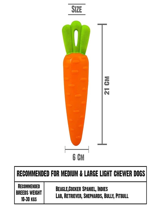 PremiumAV Carrot Squeaky Dog Toy - Durable Chew Toy for Puppies & Dogs, Interactive Squeaky Toy for Small & Medium Breeds, Puppy Teething & Boredom Relief - Image 4