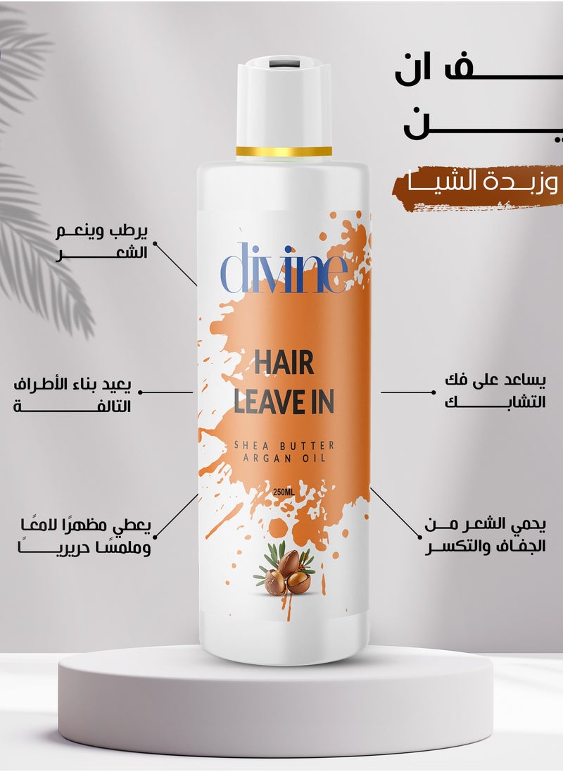 Divine Leave-In with Argan and Shea Butter 250ml