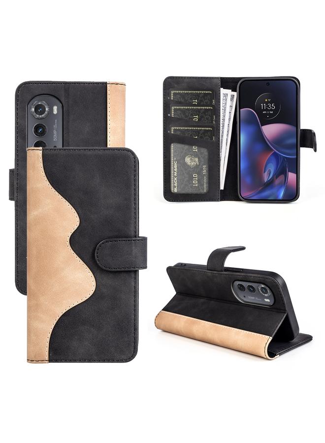 S-TOP Case For Motorola Moto Edge 2022 Stitching Horizontal Flip Leather Phone Case - Image 1