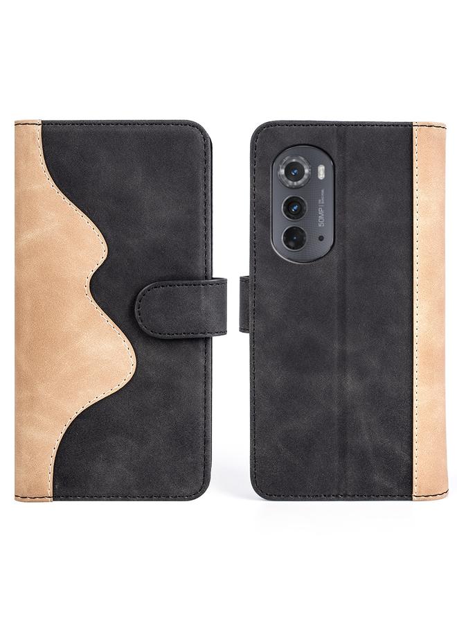 S-TOP Case For Motorola Moto Edge 2022 Stitching Horizontal Flip Leather Phone Case - Image 2