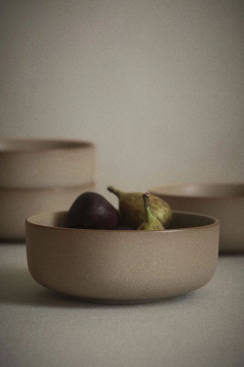 H&M 2-pack reactive-glaze bowls