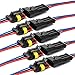 YETOR Way Car Waterproof Electrical Connector16 AWG 3 pin Plug Auto Electrical Wire Connectors Marine for Car Truck Boat and Other Wire Connections5 Pack - Image 2