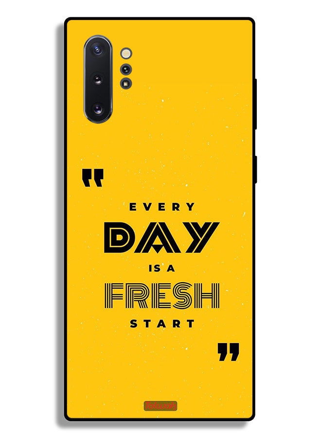 Tolwak Samsung Galaxy Note 10 Plus Protective Case Cover Every Day Is A Fresh Start - Image 1