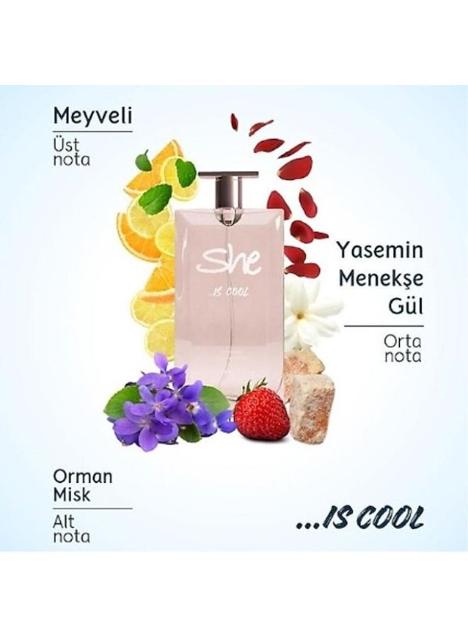 SHE A COOL EDT Women - 50ml - Image 3