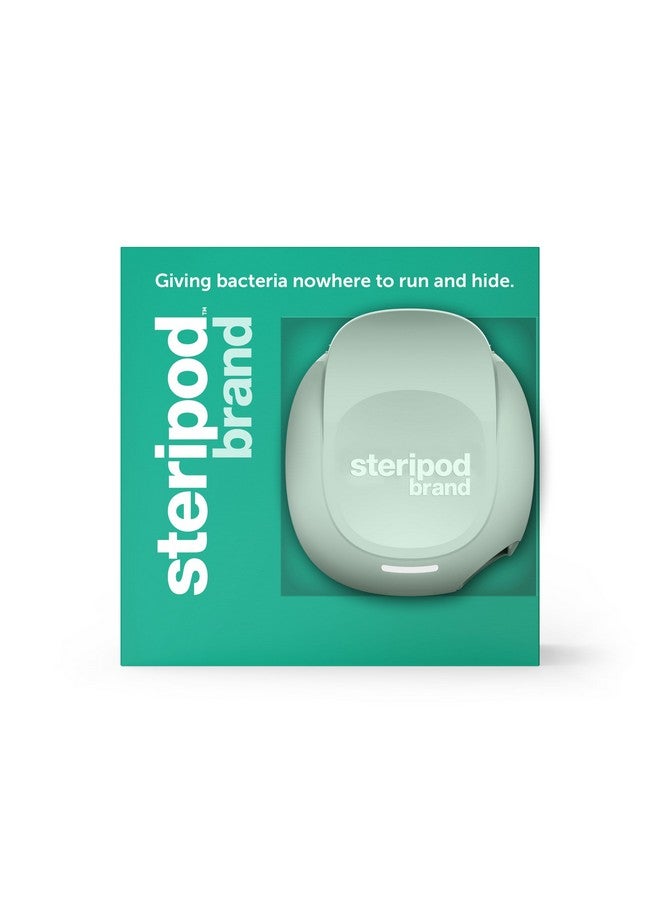 ستيريبود مشبك معقم فرشاة الأسنان المحمول بالأشعة فوق البنفسجية من ماركة Steripod، يقلل من الكائنات الحية الدقيقة الضارة، قابل لإعادة الشحن، لون مريمية، قطعة واحدة - Image 2