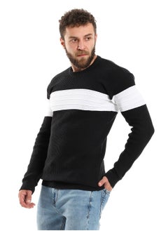 Caesar Wool Mens Pullover With Multi Design  - Image 2