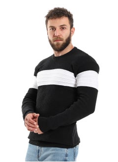Caesar Wool Mens Pullover With Multi Design  - Image 3