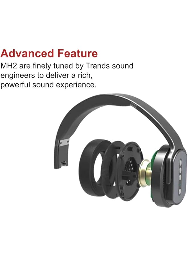تراندز سماعة رأس بلوتوث لاسلكية 2 في 1، مقاس واحد - Image 4