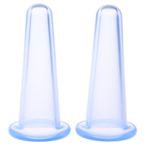 Magideal® 4pcs Silicone Vacuum Cupping Cups Massage Set with Bag Face Body Cups for Wrinkle Reducer ,Collagen Stimulator,Pain Relief - Image 4