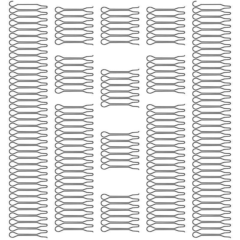 ANCIRS 12 Pack Hair Finishing Fixer Comb U Shape Hair Accessories for Women  Girls Hairstyle