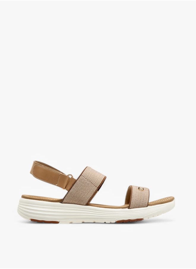 Le Confort Women Textured Strap Sandals with Hook and Loop Closure  - Image 2