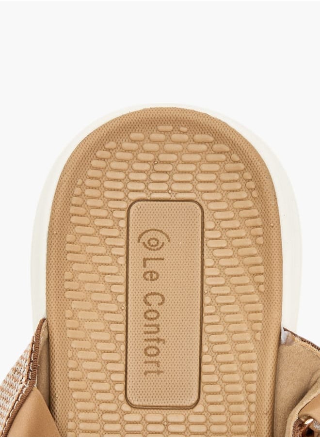 Le Confort Women Textured Strap Sandals with Hook and Loop Closure  - Image 5