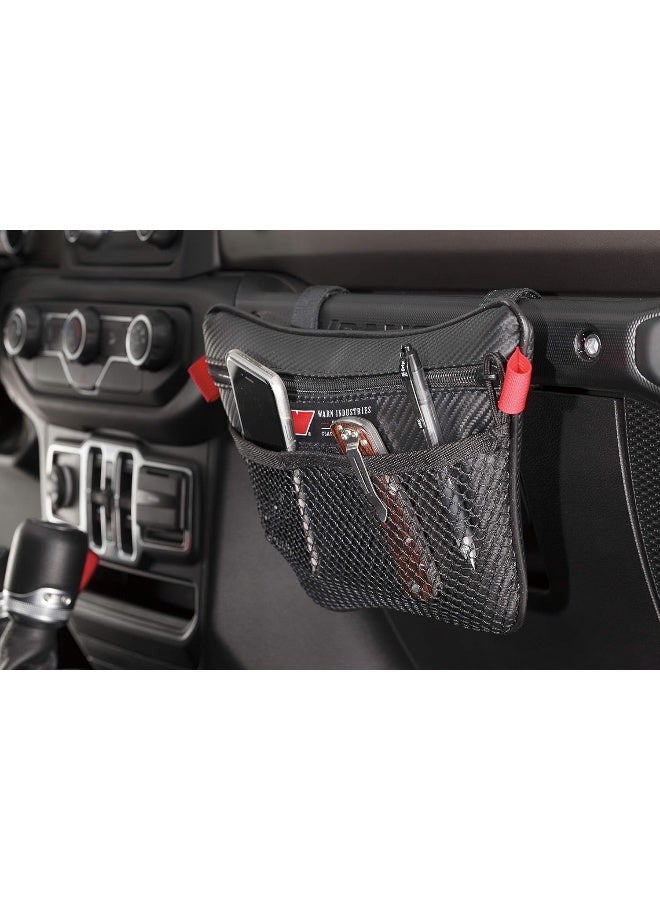 WARN Slim Passenger Grab Handle Storage Bag - Black - Image 3