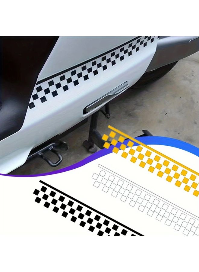 1pc White Motorcycle Helmet Decoration Sticker Fuel Tank Cap Sticker Car Side Door Decoration Sticker - Image 3