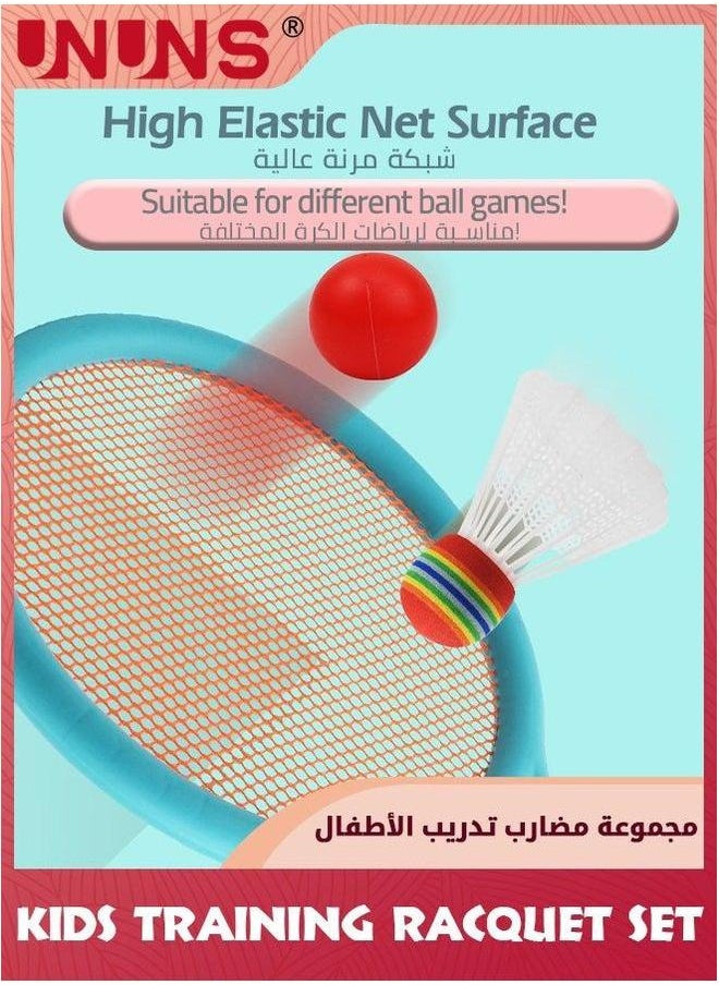 UNUNS Kid Badminton Racket Set,Sports Trained Set For Children Beginners Adults,Shuttlecocks Racquet 2 Players,Indoor Outdoor Sport Game  - Image 3